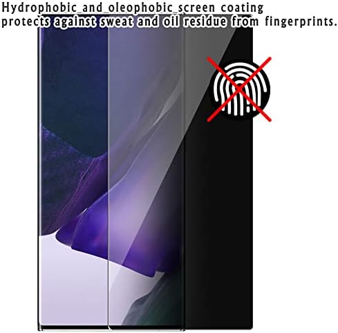 מגן מסך פרטיות של Vaxson, התואם ל- Ugee Exrai Pro 12 11.9 Tablet Pen Tablet Anti Spy Sludtors Stukes [לא מזכוכית מזג]